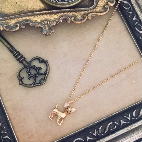 KATE SPADE • Haute Stuff Chihuahua Dog Pendant Necklace - Picture 8 of 8